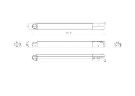 Трековый светильник Technical TR000-1-10W3K-W