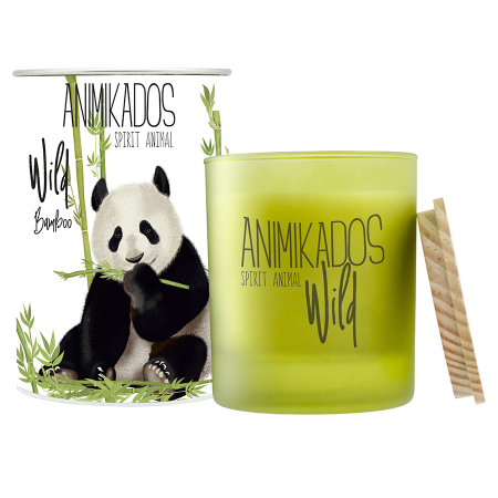 Свеча ароматическая ambientair, wild panda, Бамбуковый, 40 ч
