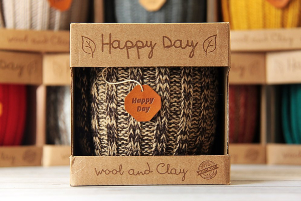 Вязаная кружка "Гляссе"