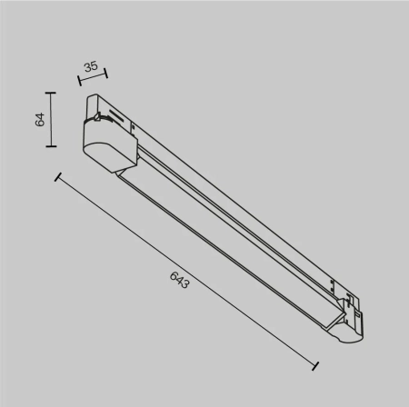 Трековый светильник Technical TR196-3-20W2.7K-W