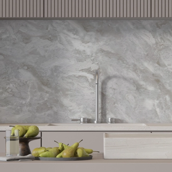 Кухонный фартук АБС Stella Light Сантьяго бежевый 600*3000*0,75мм (1 шт.)