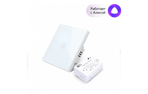 Умный беспроводной выключатель (1 клавиша) Sibling Powerlite-M1