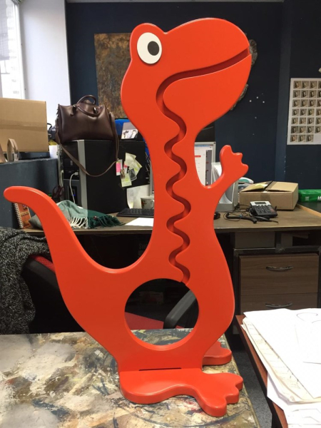 Копилка Динозаврик Индивидуальная расцветка (крашенный)