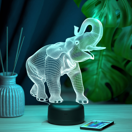 3D светильник  Светильник "Слон 2"