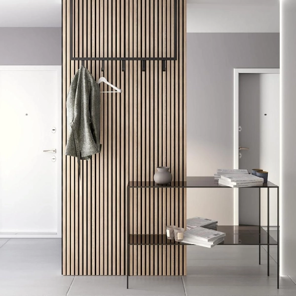 Панель Стеновая Акустическая Stella Comfort Light Дуб Снежный 2780х600х9 (уп.1шт.)