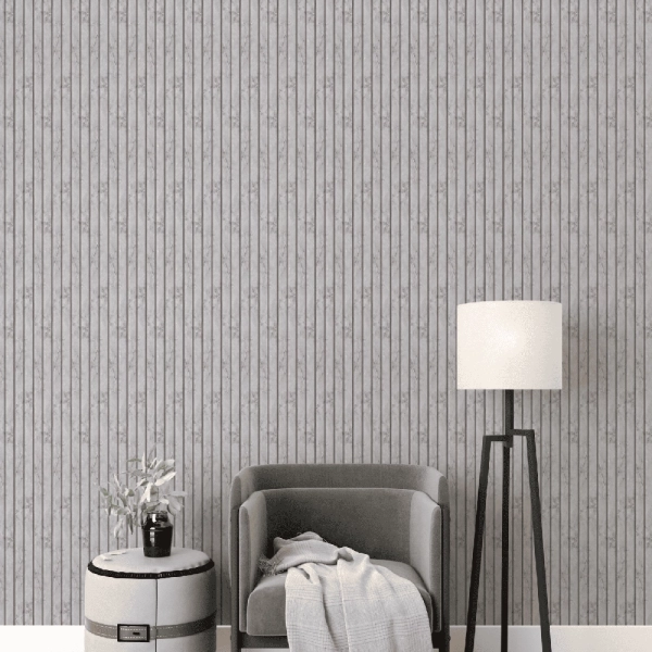 Панель Стеновая Реечная МДФ Stella Beats Premium Бетон Аляска 2700x119x16 (4шт.упак.)