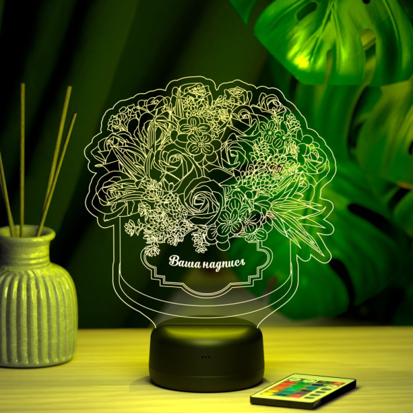 3D светильник  Светильник "Букет в коробке"