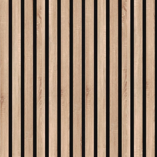 Панель Стеновая Акустическая Stella Comfort Standart Дуб Сонома 600х600х9 (уп.1шт.)