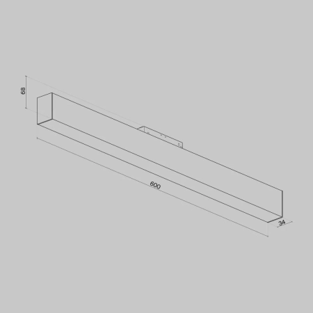 Трековый светильник Technical TR012-2-20W3K-B