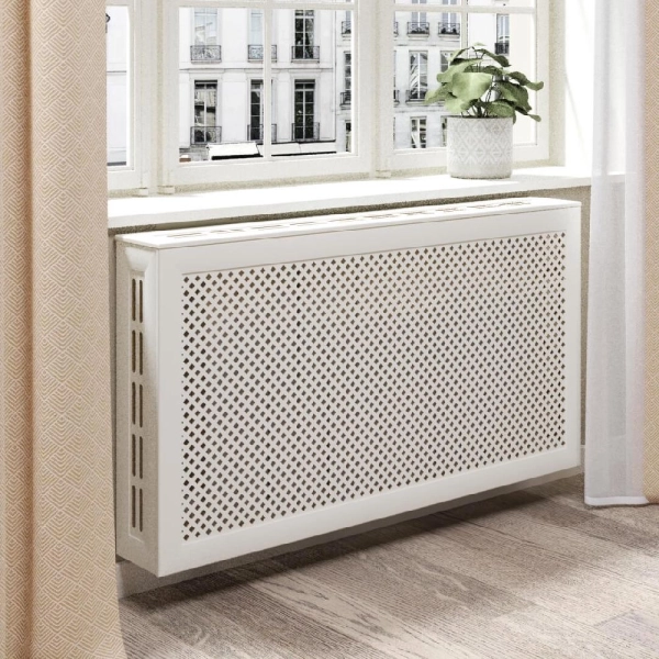 Экран для радиатора 120х60 см Глория белый STELLA