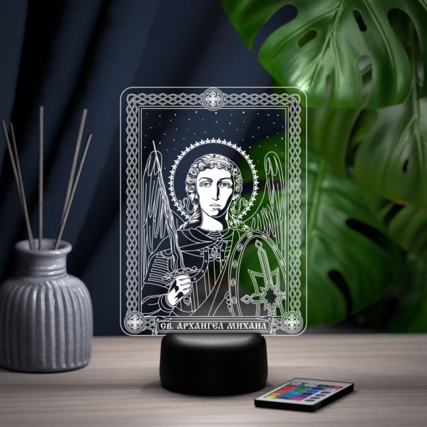 3D светильник  Светильник "Икона Архангел Михаил"