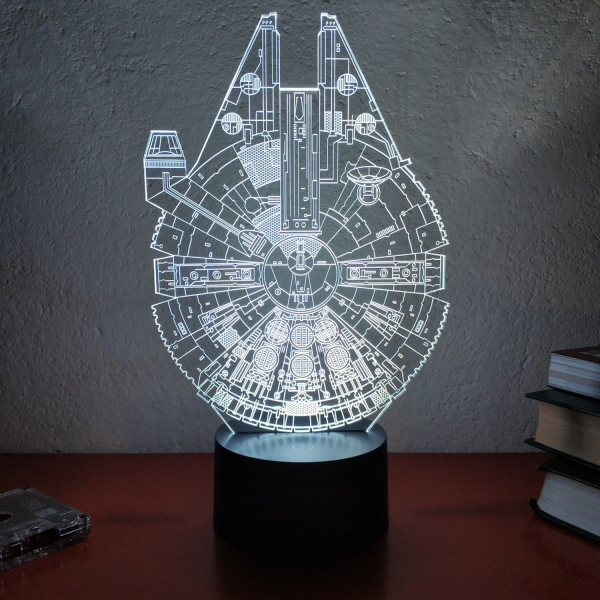 3D светильник  Сокол тысячелетия