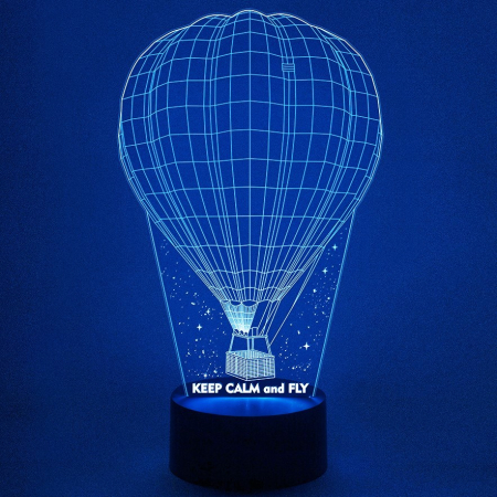 3D светильник  Воздушный шар - Аэростат