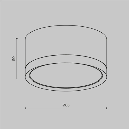 Потолочный светильник Technical C086CL-GX53-SRD-WB