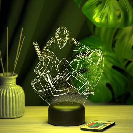 3D светильник  Светильник "Хоккеист - голкипер (вратарь)"