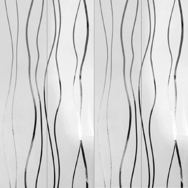 Панель ПВХ Голография Серебряные Нити СН 41 2,7*0,25 STELLA Premium