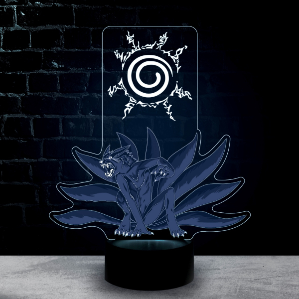 3D светильник  Курама Девятихвостый (Наруто)