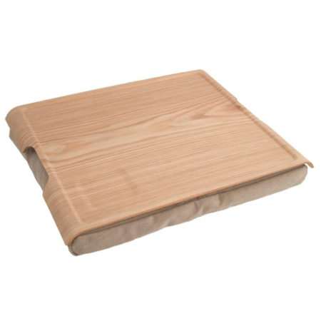 Подставка с деревянным подносом laptray дерево-песчаная