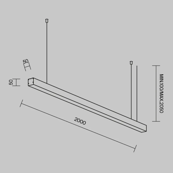 Линейный светильник Technical LL312029