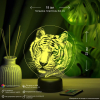 3D светильник  Светильник "Бенгальский тигр"