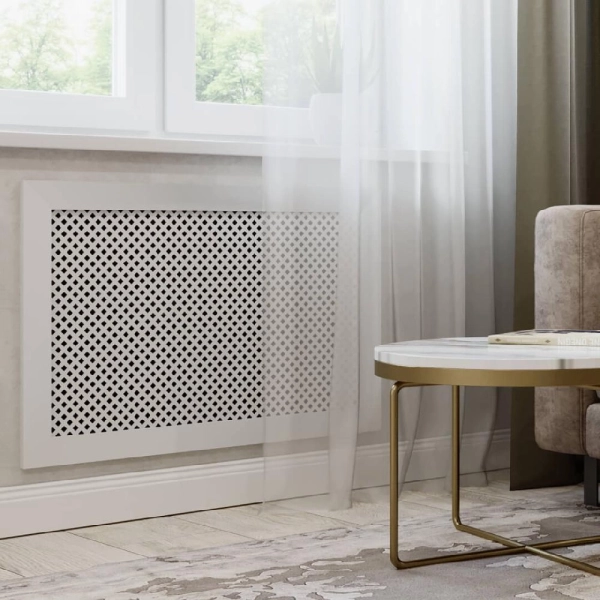 Экран для радиатора 90х60 см Глория белый STELLA