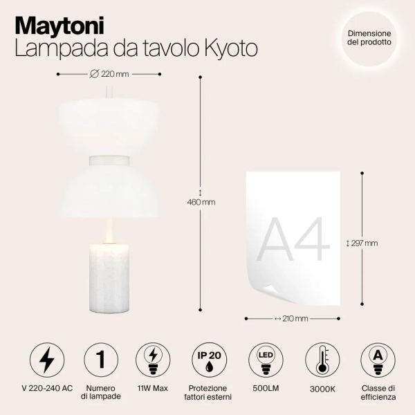 Настольный светильник Maytoni MOD178TL-L11W3K