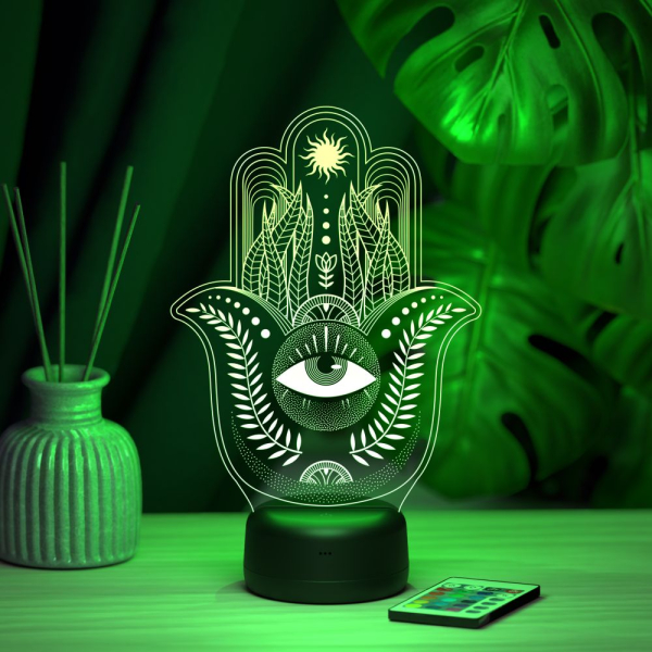 3D светильник  Светильник "Хамса"