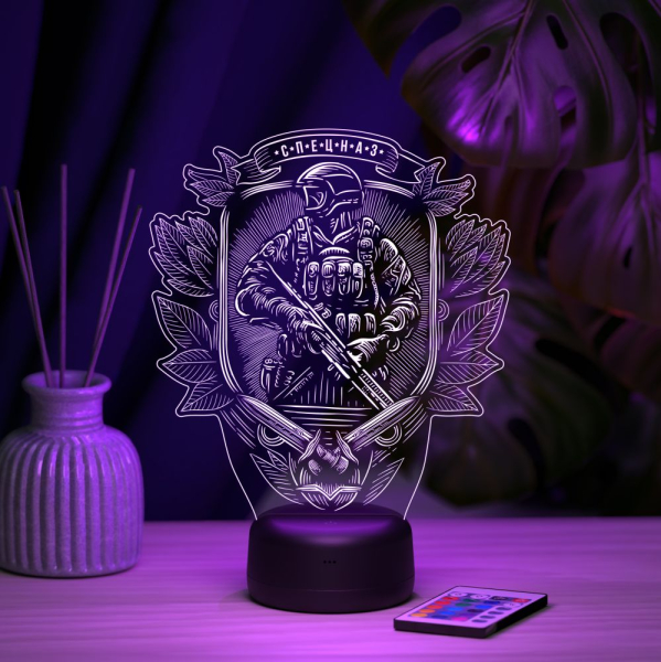 3D светильник  Светильник "Спецназ"