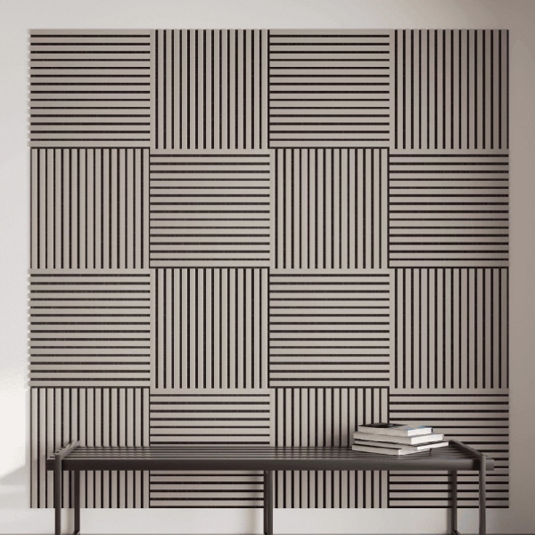 Панель Стеновая Акустическая Stella Trend De Luxe Sandgrau 2780х600х21 (уп.1шт.)