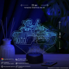3D светильник  Светильник "Танк Т-90"