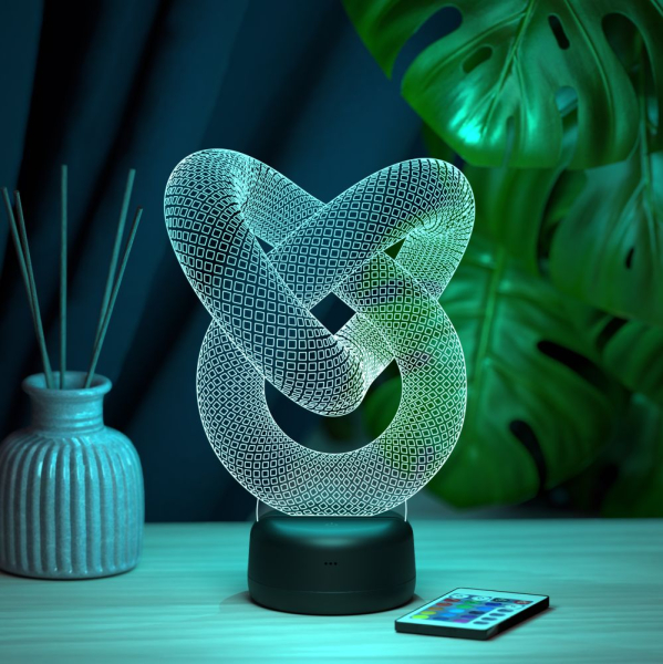 3D светильник  Ночник "Абстракция #2"