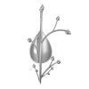 Держатель для украшений orchid, серый