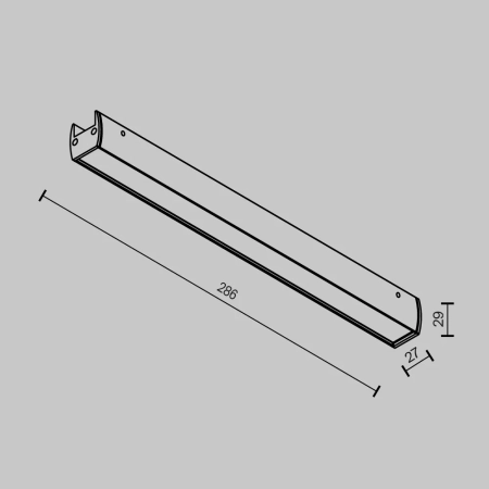 Трековый светильник Technical TR161-1-16W3K-B