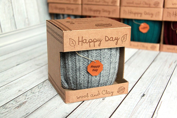 Вязаная кружка "Арктика"