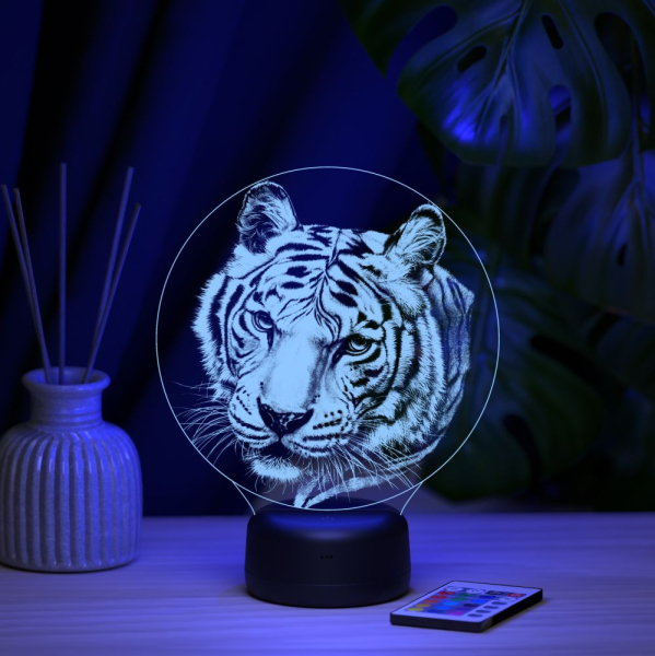 3D светильник  Светильник "Бенгальский тигр"