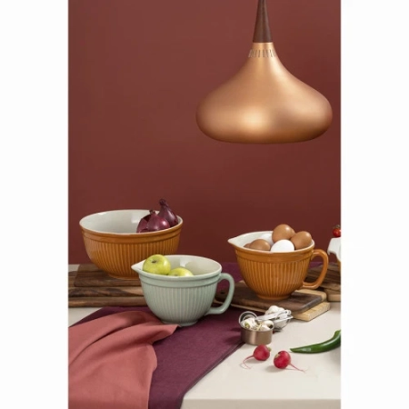 Миска soft ripples, 3 л, красная