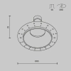 Встраиваемый светильник Technical DL126-GU10-TRS-MG