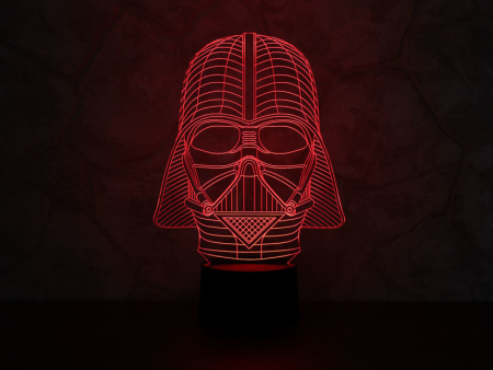 3D светильник  Дарт Вейдер