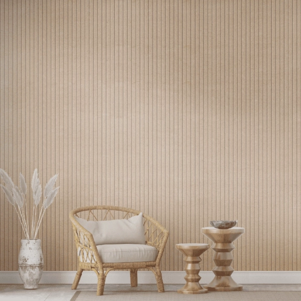 2К Панель Стеновая Реечная МДФ Stella Beats Base 2700x119x16 (4шт.упак.)