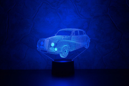3D светильник  BMW 501 (ретро автомобиль)
