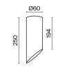Потолочный светильник Technical C044CL-01-25GU10-B