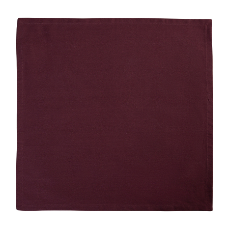 Салфетка сервировочная бордового цвета из коллекции wild, 45х45 см