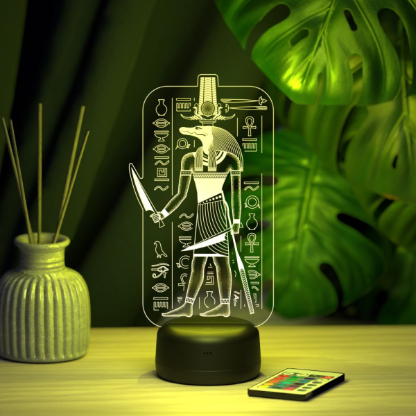 3D светильник  Светильник "Бог Собек"