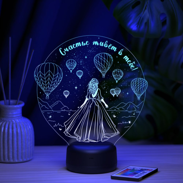 3D светильник  Светильник "Долина воздушных шаров"