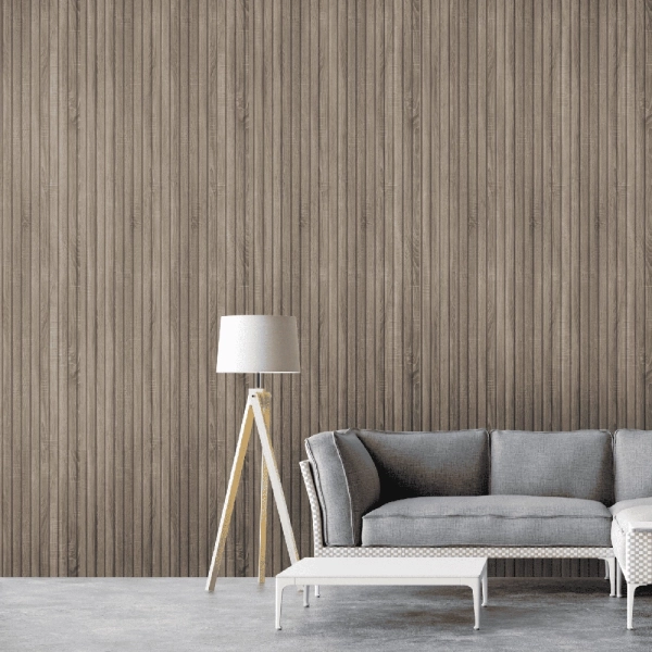 2К Панель Стеновая Реечная МДФ Stella Beats Standart Дуб Винтаж 2700x119x16 (4шт.упак.)