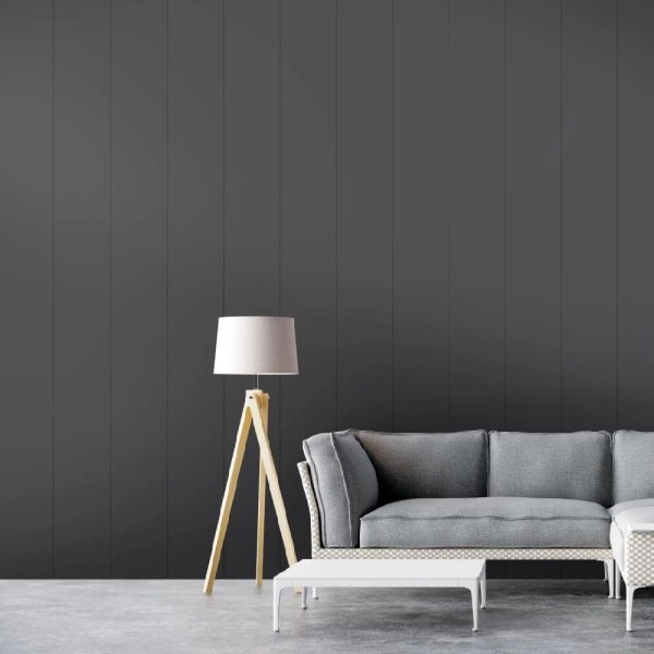 2К Панель МДФ Classic Stella De Luxe 2700х200х6 Black Lead (упак. 8 шт.)