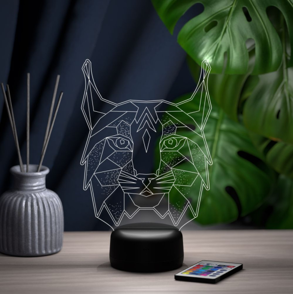 3D светильник  Светильник "Рысь"