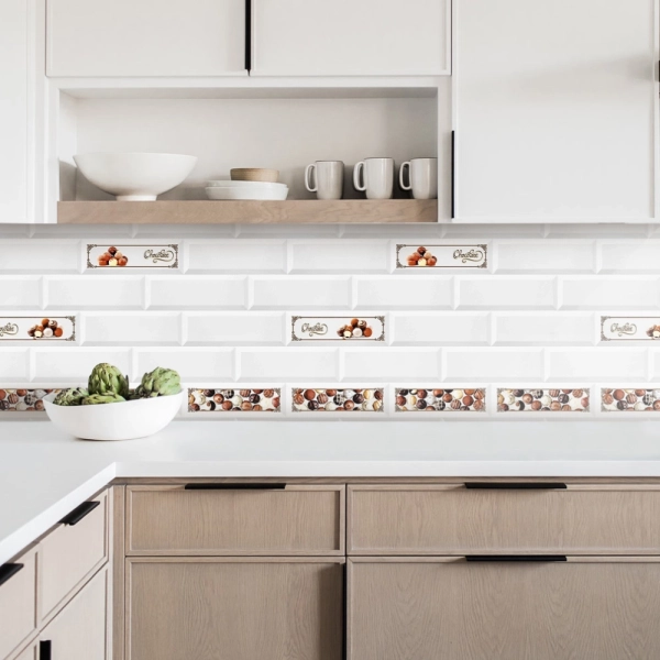 Кухонный фартук АБС Stella Light Керамика Choko 600*3000*0,75мм