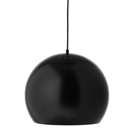 Лампа подвесная ball, ?40 см, черная матовая, черный шнур