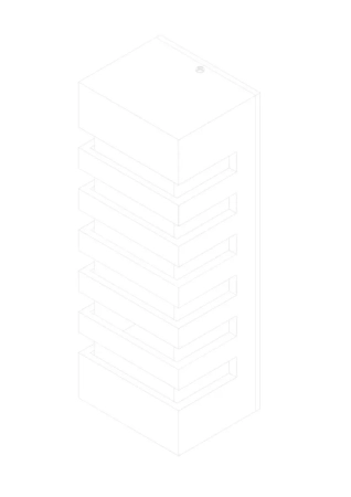 Уличный настенный светильник Outdoor O034WL-02B